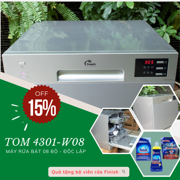 Giá máy rửa bát Tomate TOM 4301-W08