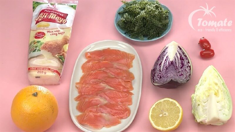 Salad rong nho cá ngừ thơm ngon bổ dưỡng