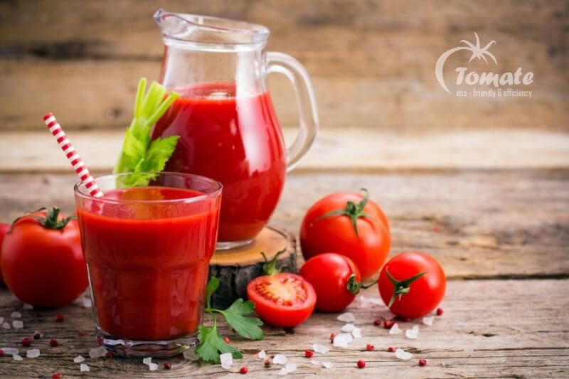 Nước ép cà chua - cách giải rượu ngày Tết hiệu quả
