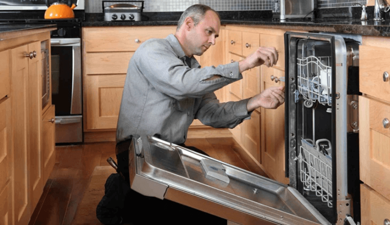 cách lắp máy rửa bát âm tủ bosch