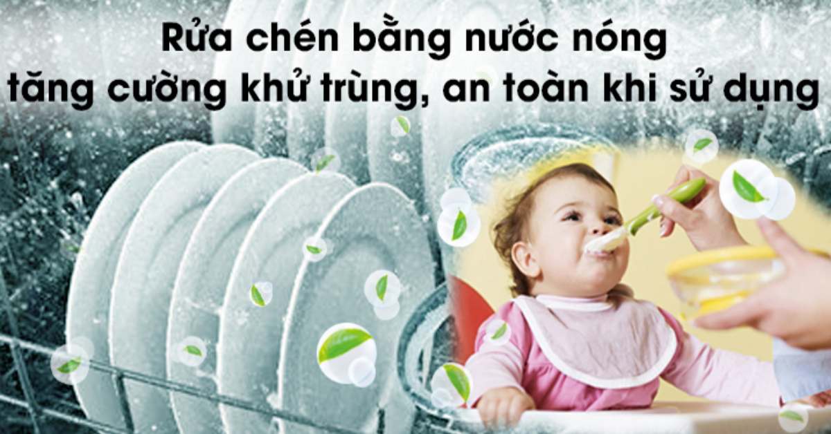 Ưu điểm của máy rửa chén bát