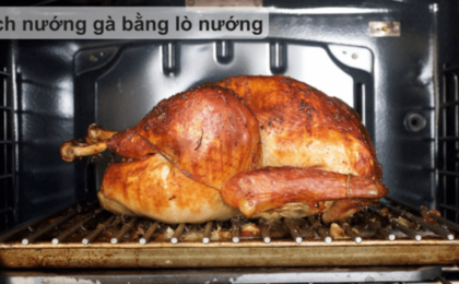 cách làm gà nướng lá chanh bằng lò nướng