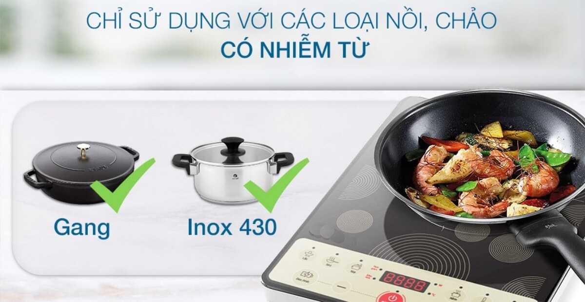 bếp điện từ mini dành cho sinh viên