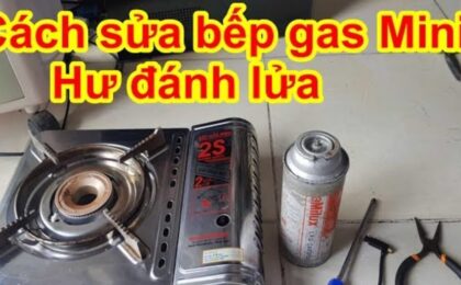 bếp ga mini bị phựt lửa