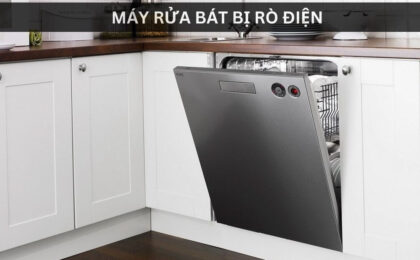 máy rửa bát bị rò điện