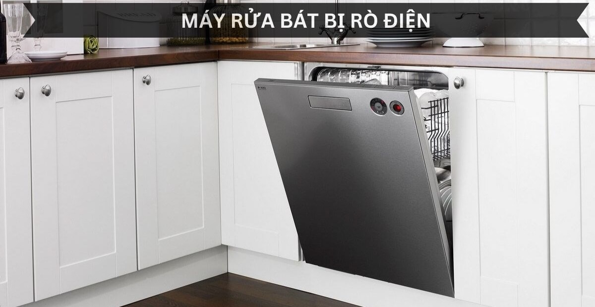 máy rửa bát bị rò điện