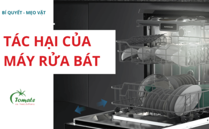 tác hại của máy rửa bát