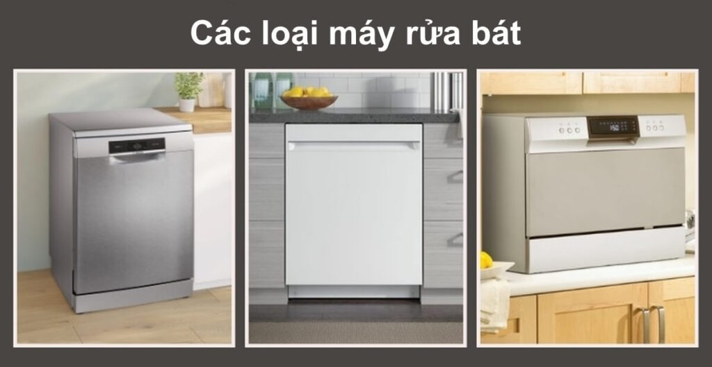 các loại máy rửa bát