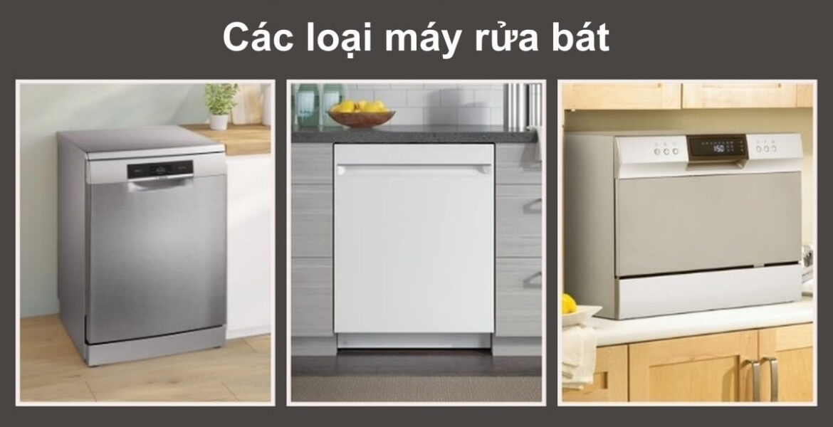 các loại máy rửa bát