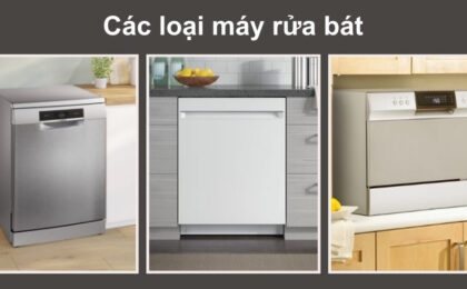 các loại máy rửa bát