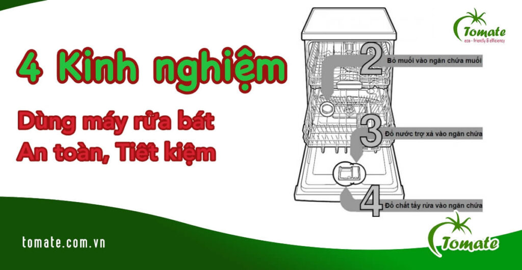 4 kinh nghiệm dùng máy rửa bát gia đình an toàn và tiết kiệm 2 kinh nghiệm dùng máy rửa bát