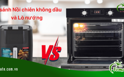 so sánh nồi chiên không dầu và lò nướng