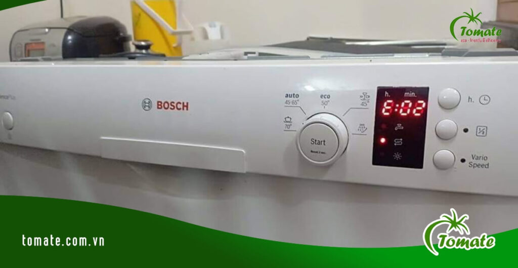Tổng hợp 16 lỗi máy rửa bát Bosch phổ biến và cách xử lý 4 Lỗi E02 máy rửa bát Bosch