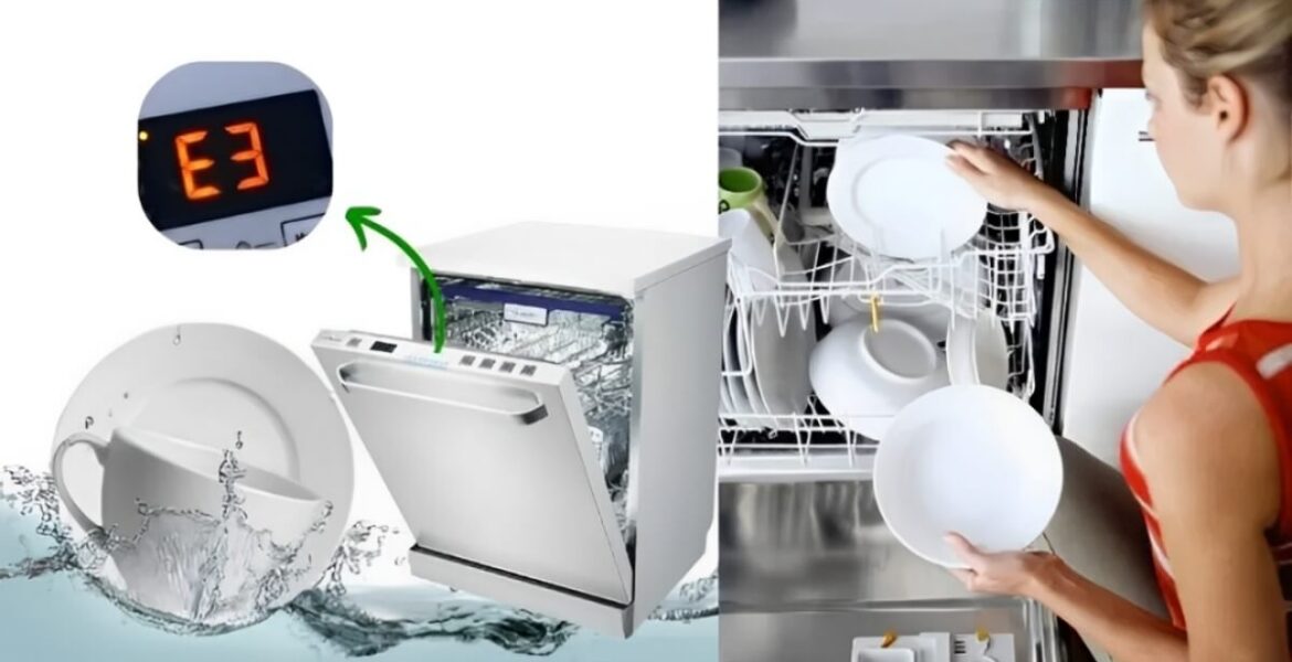 máy rửa bát báo lỗi e3