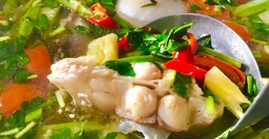 cách nấu canh chua cá hú rau nhút