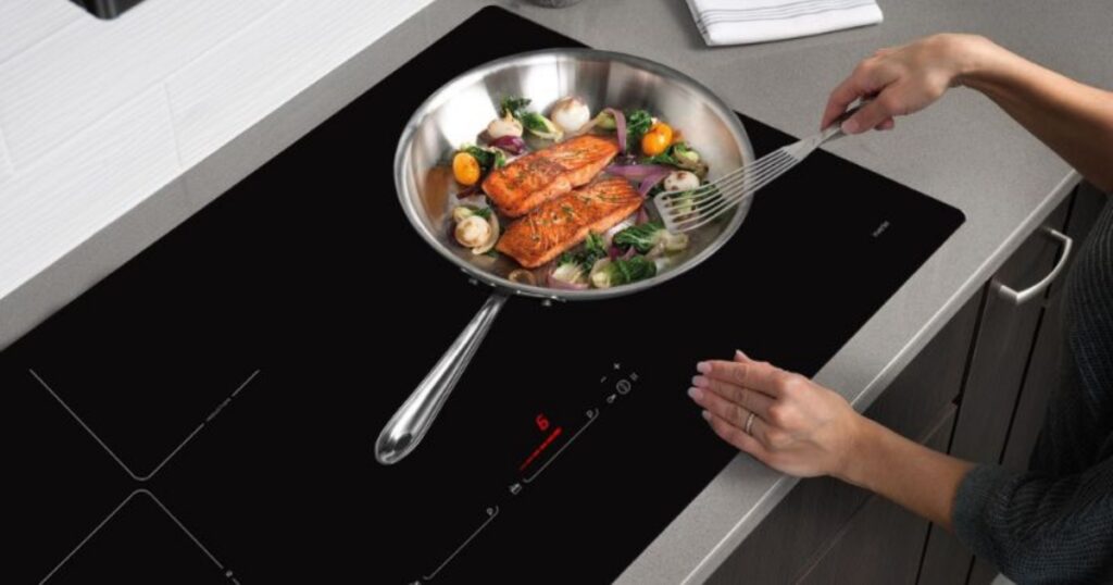 cách rán cá bằng bếp từ