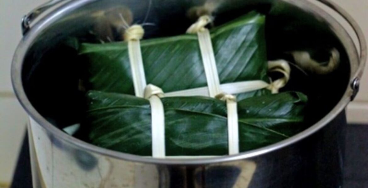 luộc bánh chưng bằng bếp từ
