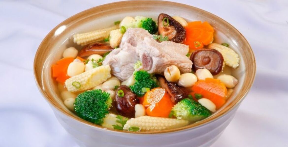 cách hầm xương bằng bếp từ