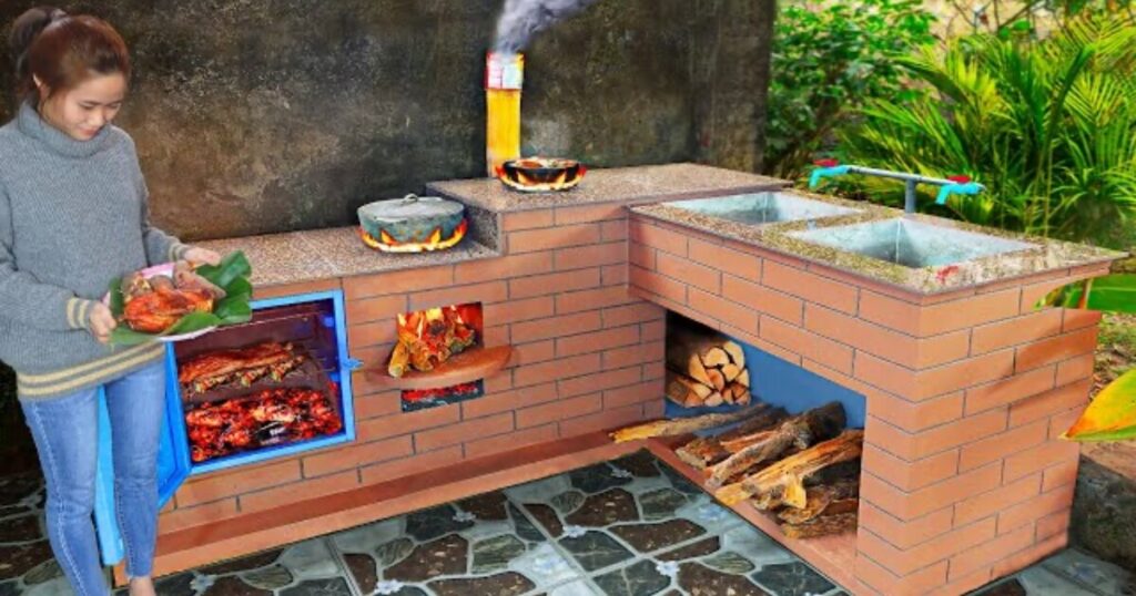 mẫu bếp củi đẹp