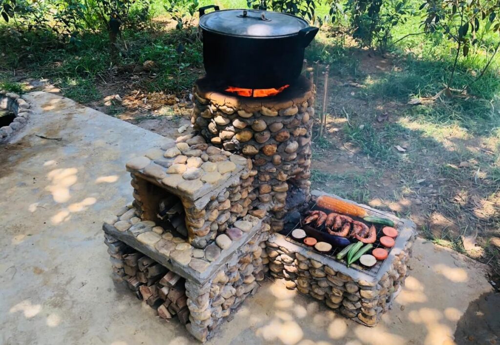 mẫu bếp củi thông minh