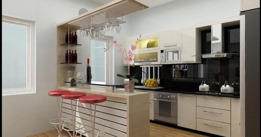 Thiết kế mẫu bếp có quầy bar đẹp sang mới nhất 2025 4 mẫu bếp hiện đại có quầy bar