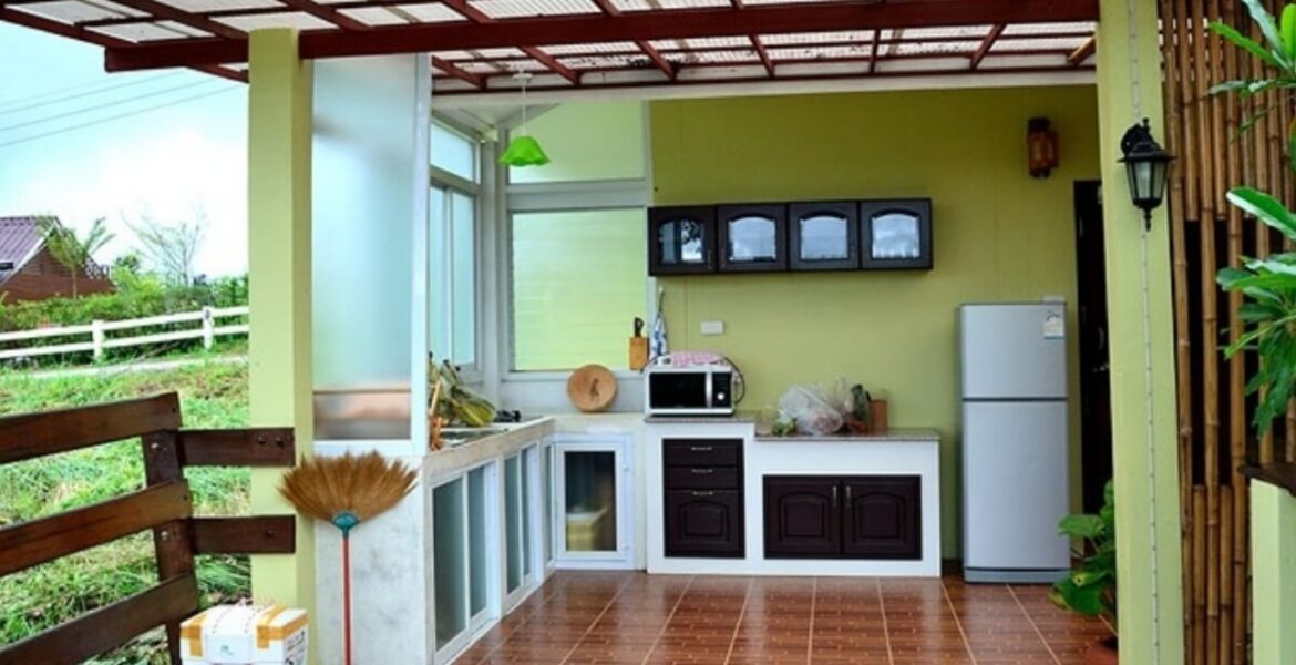 mẫu nhà bếp đẹp ở nông thôn