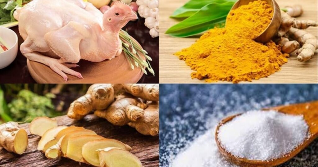 Cách luộc gà bằng bếp từ đơn giản, chín đều 3 nguyên liệu luộc gà bằng bếp từ