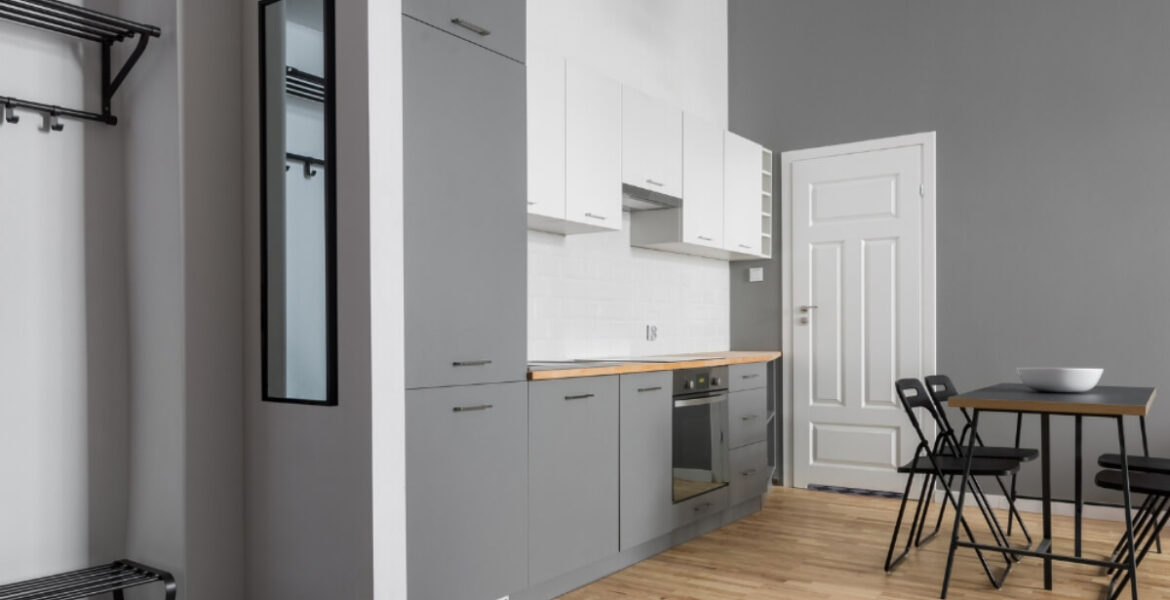 thiết kế bếp 2m