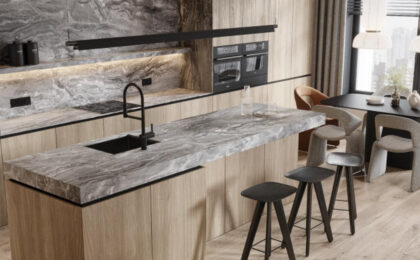 thiết kế bếp 40m2