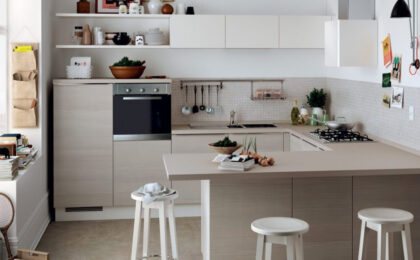 thiết kế bếp 4m2