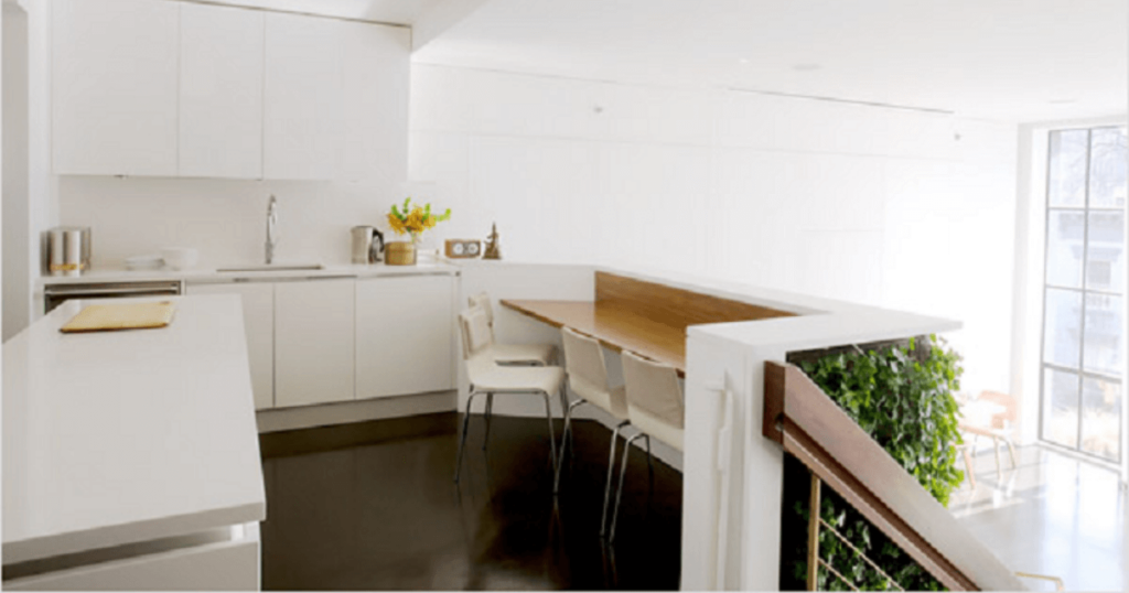 Thiết kế bếp trên gác lửng gọn đẹp mà tiện nghi cho nhà phố 4 thiết kế nhà bếp trên tầng lửng