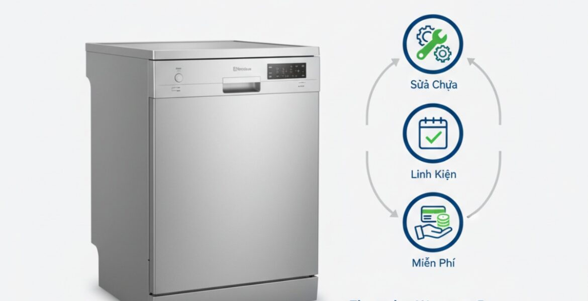 bảo hành máy rửa bát electrolux detail
