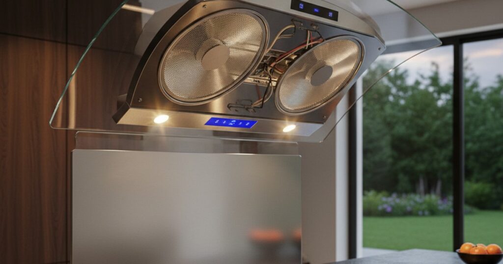 Máy hút mùi kính là gì