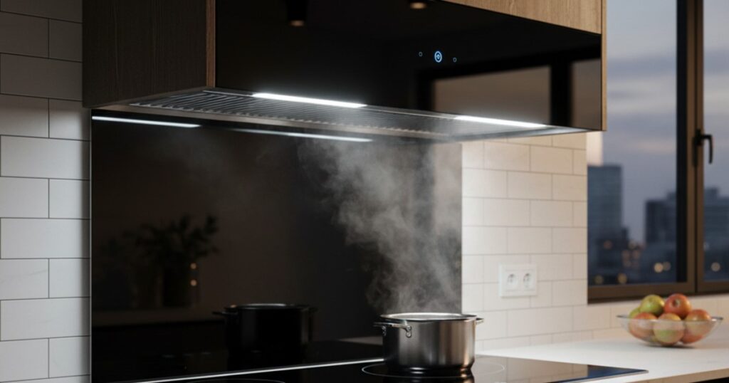 Máy hút mùi kính phẳng là gì?