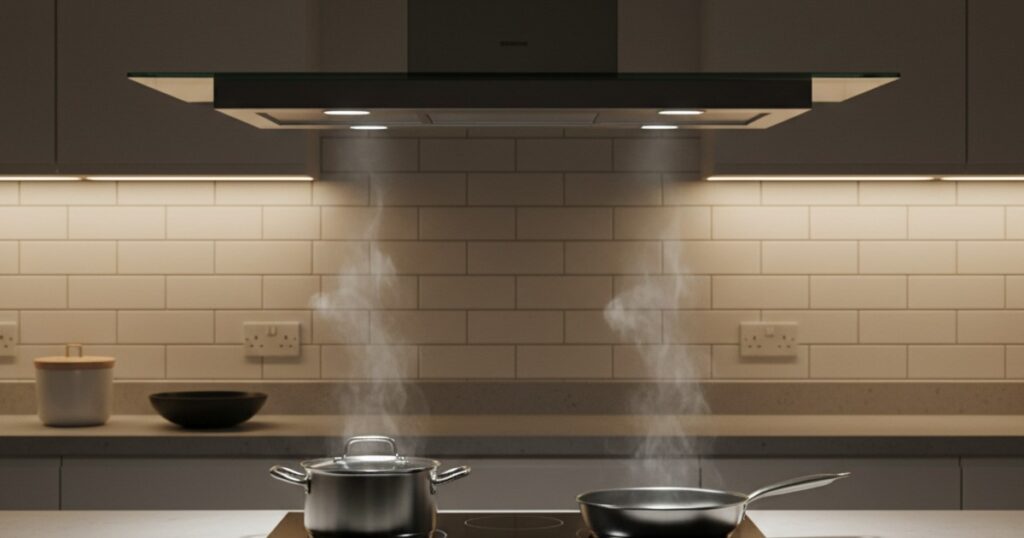 Máy hút mùi kính phẳng