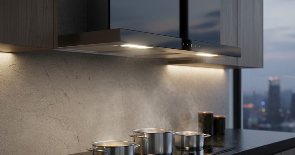 Máy hút mùi kính phẳng