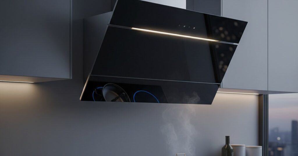 Máy hút mùi nghiêng là gì? Khám phá thiết kế và công dụng