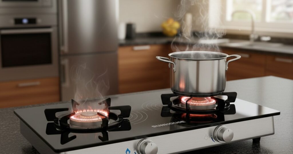 Bếp ga hồng ngoại Sunhouse có tốt không và lựa chọn phù hợp