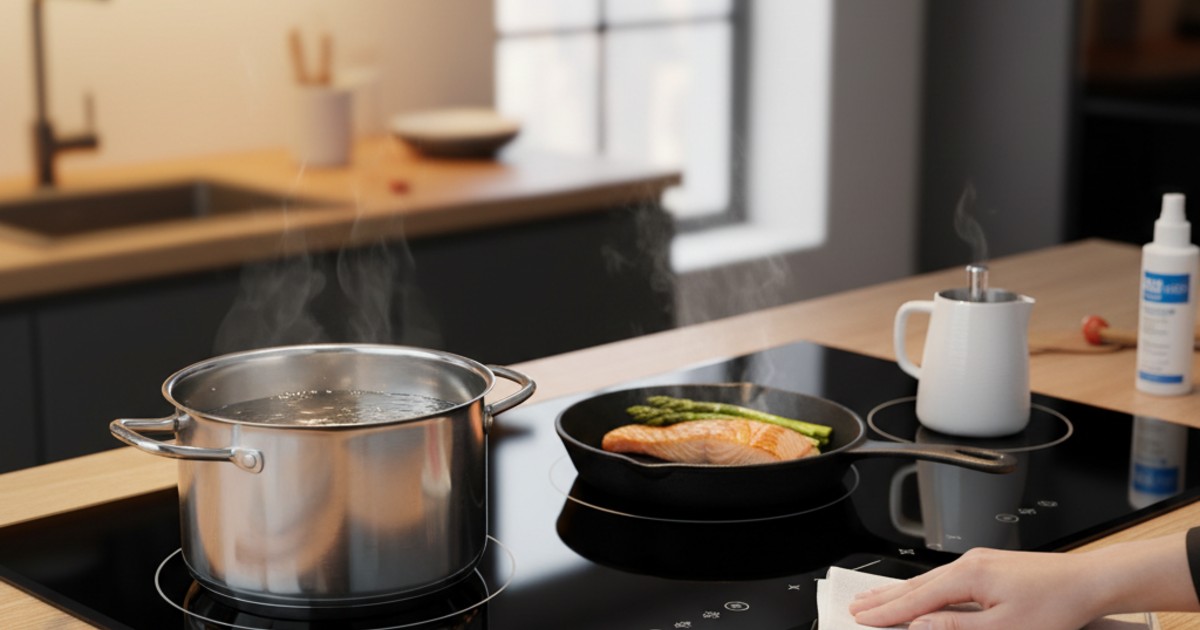 Lưu ý khi sử dụng và bảo quản bếp từ 3 vùng nấu