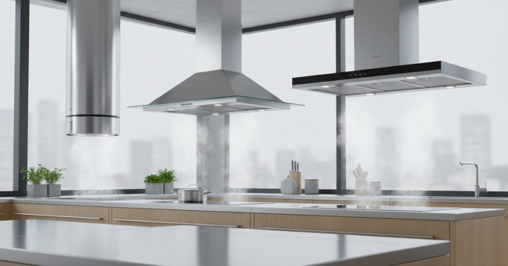 Các loại Máy hút mùi độc lập phổ biến hiện nay