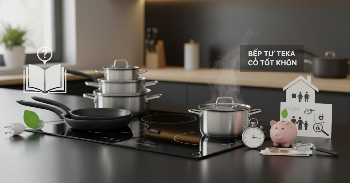 Các yếu tố cần cân nhắc khi chọn mua bếp từ Teka