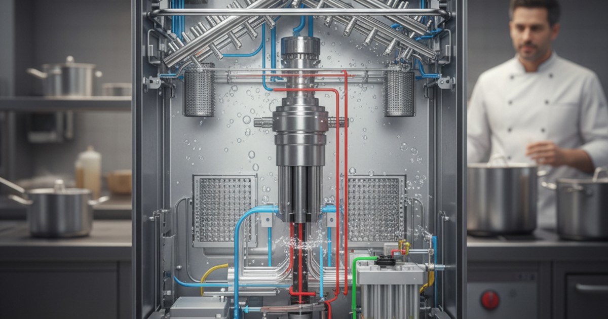Lợi ích vượt trội từ việc hiểu rõ cấu tạo máy rửa bát công nghiệp
