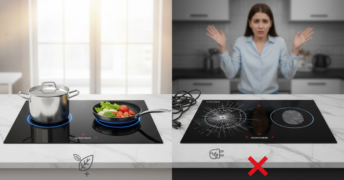 Đánh giá ưu và nhược điểm của bếp từ Kocher