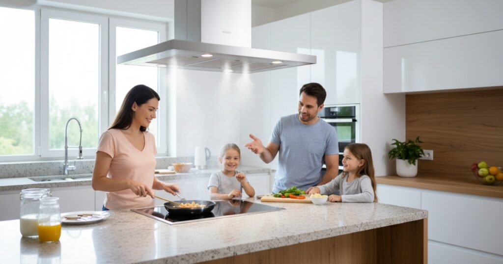 Lợi ích khi sử dụng máy hút mùi độc lập