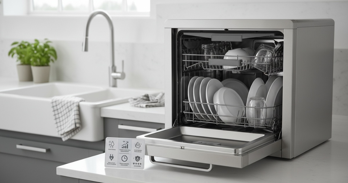 Làm sao để biết máy rửa bát để bàn loại nào tốt nhất cho gia đình bạn? 2 máy rửa bát để bàn loại nào tốt