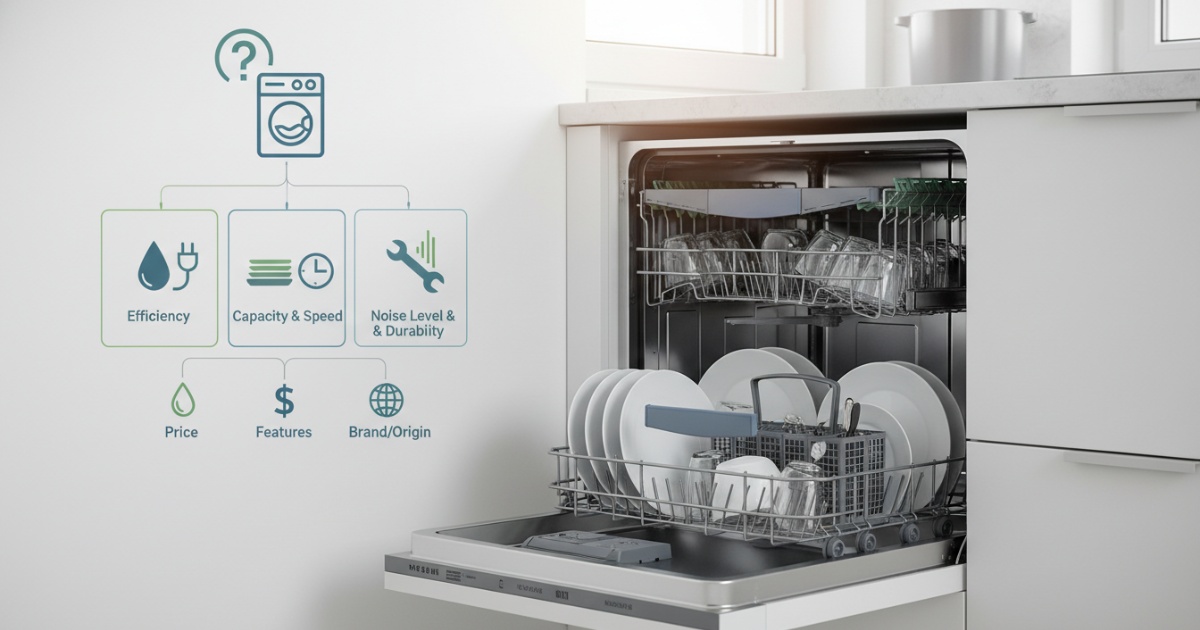 Làm thế nào để biết máy rửa bát gia đình loại nào tốt nhất cho ngôi nhà của bạn? 2 máy rửa bát gia đình loại nào tốt