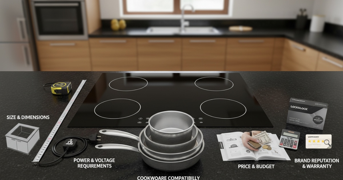 Những yếu tố cần cân nhắc khi mua bếp từ Lock&Lock