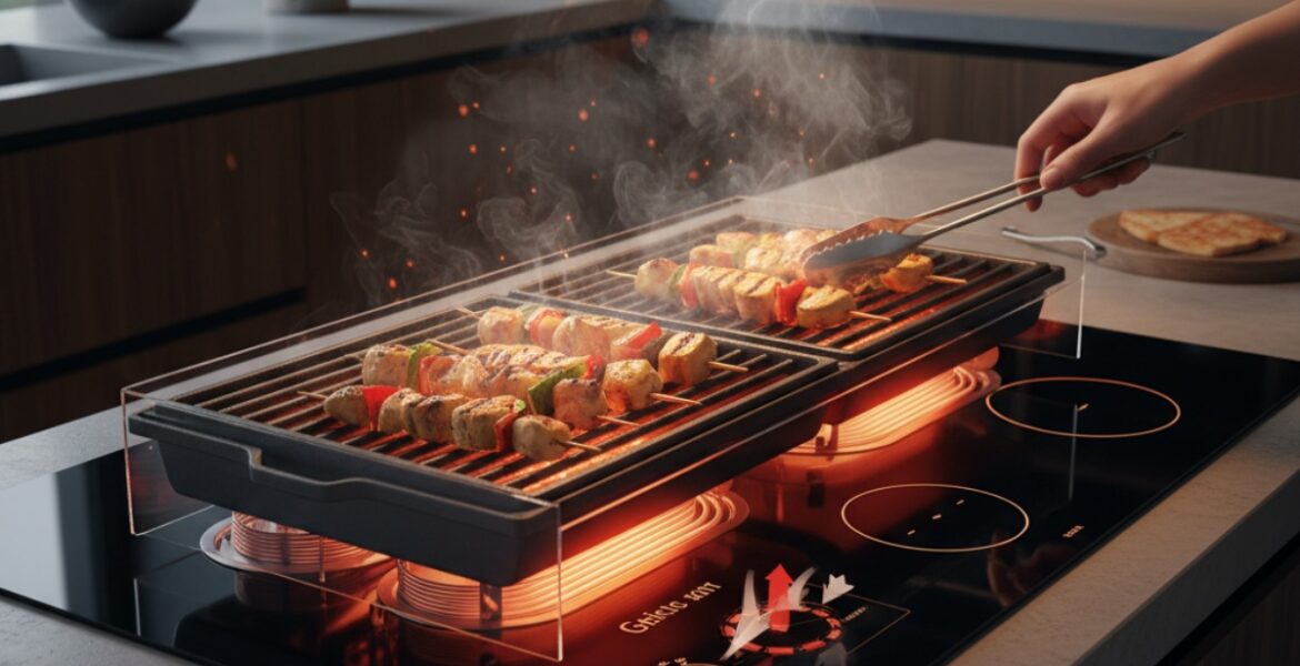 Bếp hồng ngoại có nướng được không và cơ chế hoạt động