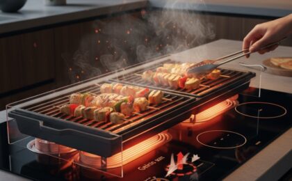 Bếp hồng ngoại có nướng được không và cơ chế hoạt động