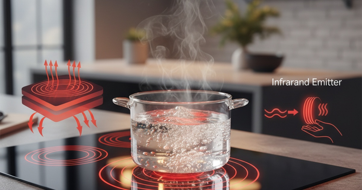 Bếp tia hồng ngoại là gì và nguyên lý hoạt động